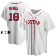 Adam Duvall Men's Boston Red Sox White Replica Alternate Jersey