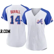 Adam Duvall Women's Atlanta Braves White Authentic 2023 City Connect Jersey