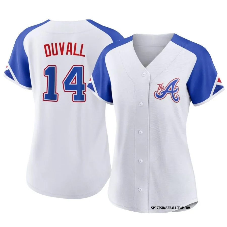 Adam Duvall Women's Atlanta Braves White Authentic 2023 City Connect Jersey