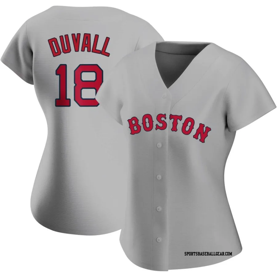 Adam Duvall Women's Boston Red Sox Gray Authentic Road Jersey