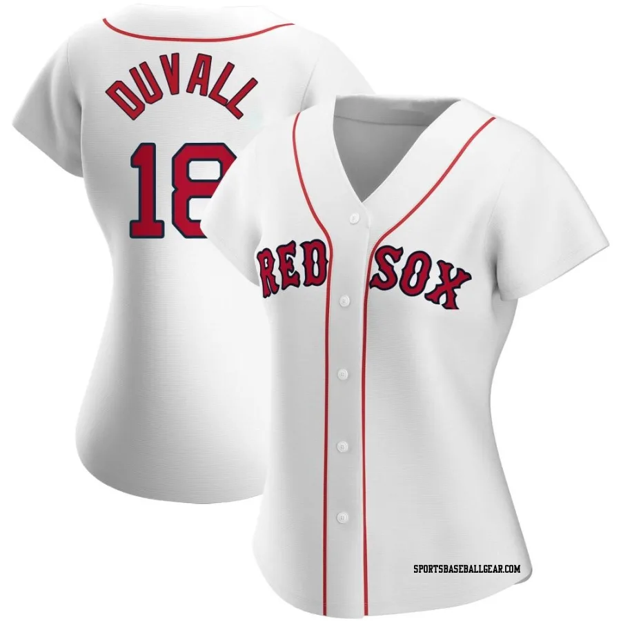 Adam Duvall Women's Boston Red Sox White Authentic Home Jersey