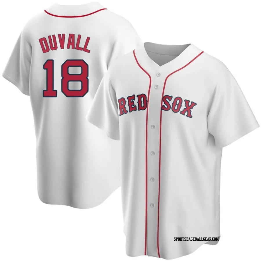 Adam Duvall Youth Boston Red Sox White Replica Home Jersey