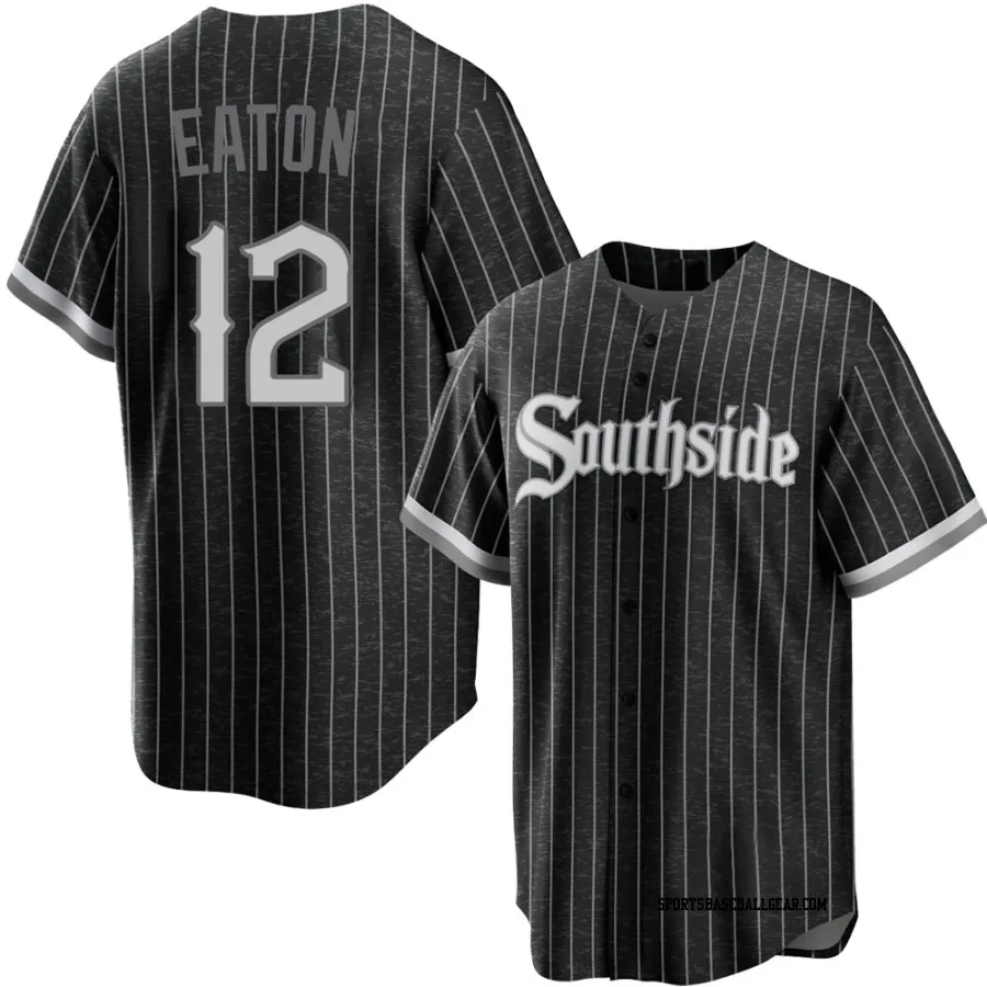 Adam Eaton Youth Chicago White Sox Black Replica 2021 City Connect Jersey