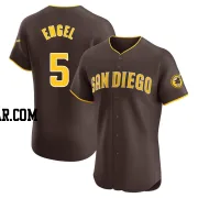 Adam Engel Men's San Diego Padres Brown Elite Road Vapor Premier Jersey