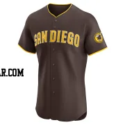 Adam Engel Men's San Diego Padres Brown Elite Road Vapor Premier Jersey