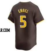 Adam Engel Men's San Diego Padres Brown Limited Away Jersey