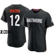 Adam Frazier Men's Baltimore Orioles Black Authentic 2023 City Connect Jersey