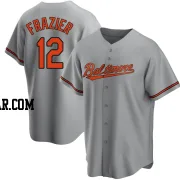 Adam Frazier Men's Baltimore Orioles Gray Replica Road Jersey