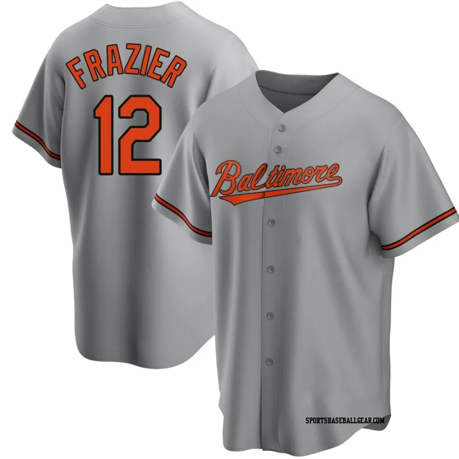 Adam Frazier Men's Baltimore Orioles Gray Replica Road Jersey