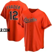 Adam Frazier Men's Baltimore Orioles Orange Replica Alternate Jersey