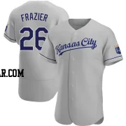 Adam Frazier Men's Kansas City Royals Gray Authentic Road Jersey