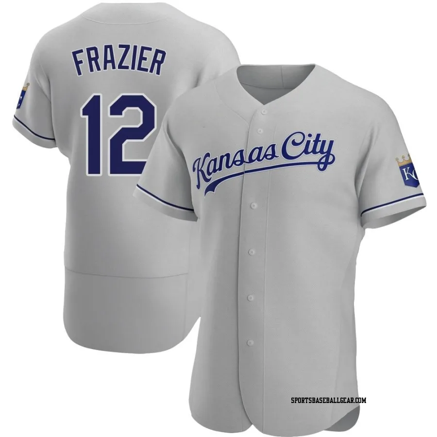 Adam Frazier Men's Kansas City Royals Gray Authentic Road Jersey