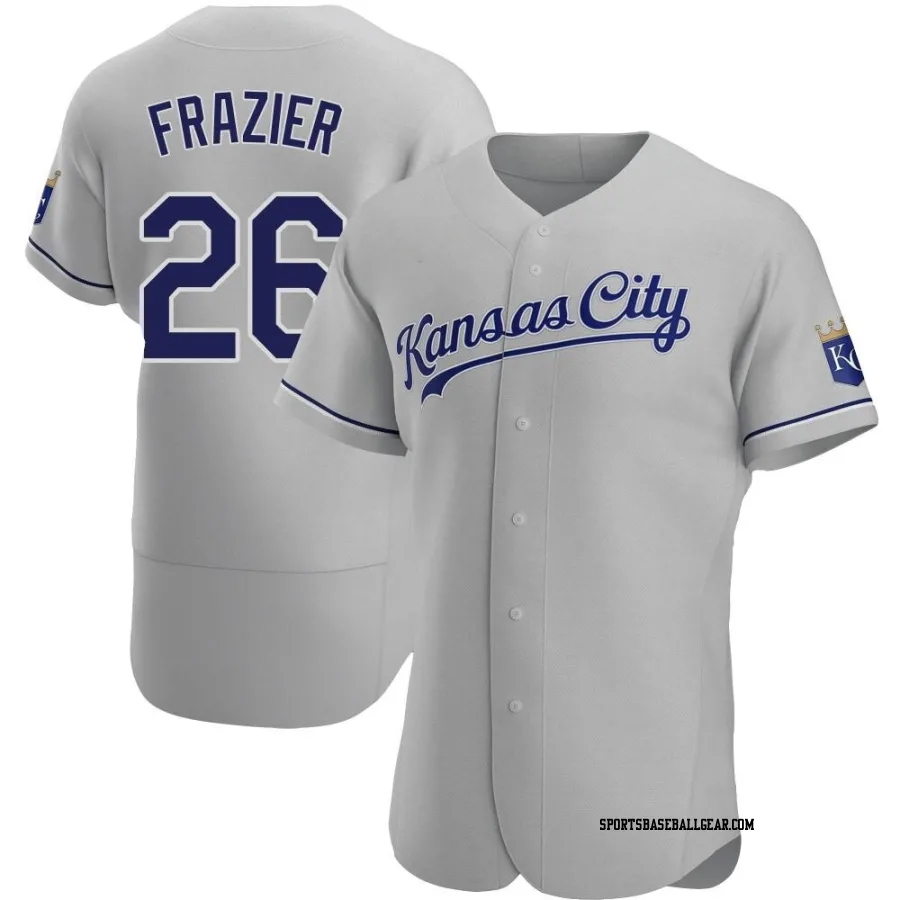 Adam Frazier Men's Kansas City Royals Gray Authentic Road Jersey