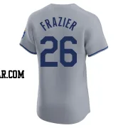 Adam Frazier Men's Kansas City Royals Gray Elite Road Jersey