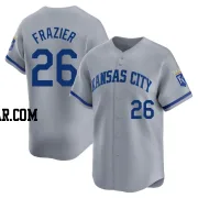 Adam Frazier Men's Kansas City Royals Gray Limited Away Jersey