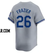 Adam Frazier Men's Kansas City Royals Gray Limited Away Jersey