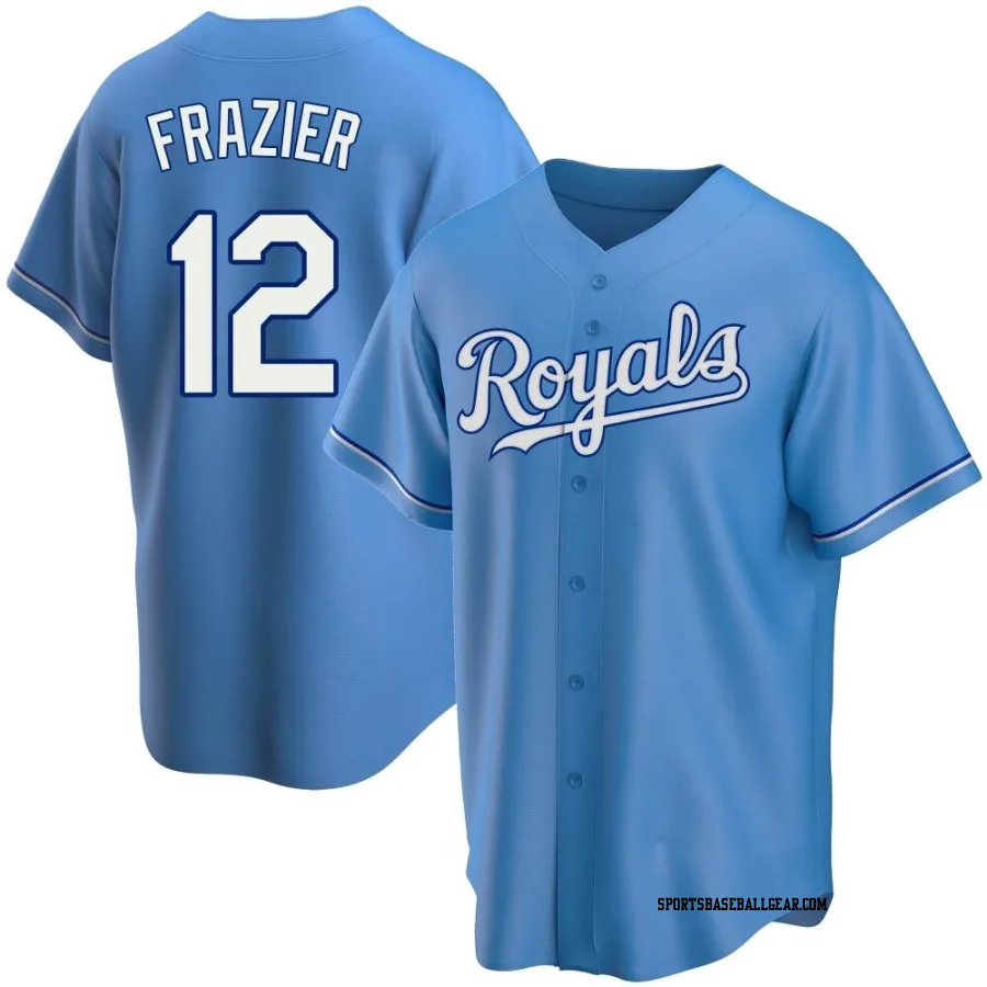 Adam Frazier Men's Kansas City Royals Light Blue Replica Alternate Jersey