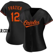 Adam Frazier Women's Baltimore Orioles Black Authentic Alternate Jersey