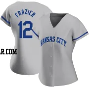 Adam Frazier Women's Kansas City Royals Gray Authentic 2022 Road Jersey