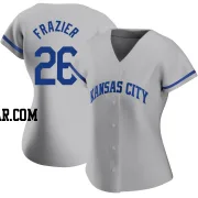 Adam Frazier Women's Kansas City Royals Gray Authentic 2022 Road Jersey