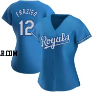 Adam Frazier Women's Kansas City Royals Light Blue Authentic Alternate Jersey