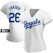 Adam Frazier Women's Kansas City Royals White Authentic Home Jersey