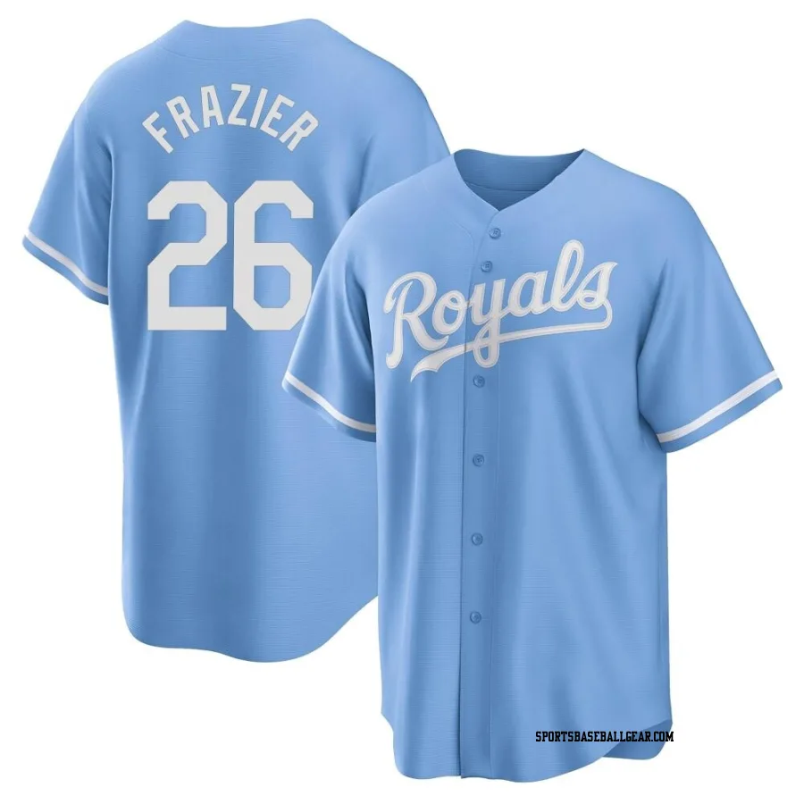 Adam Frazier Youth Kansas City Royals Light Blue Replica 2022 Alternate Jersey