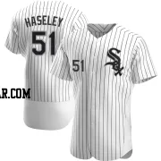 Adam Haseley Men's Chicago White Sox White Authentic Home Jersey