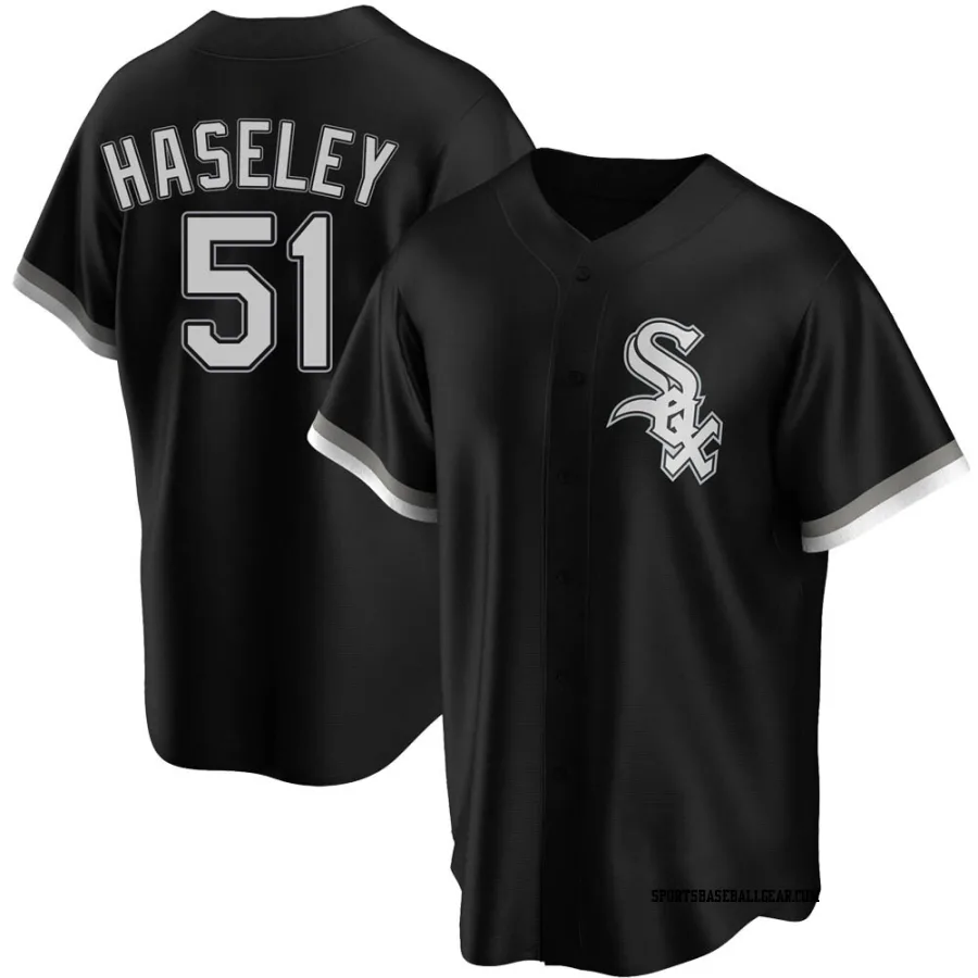 Adam Haseley Youth Chicago White Sox Black Replica Alternate Jersey