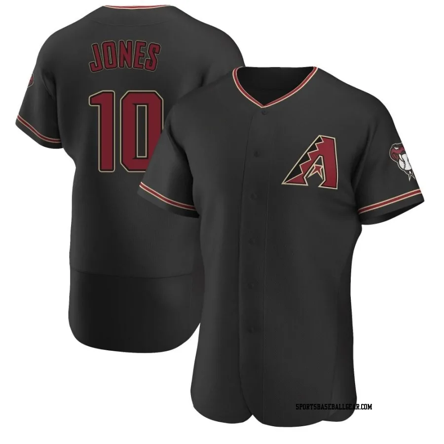 Adam Jones Men's Arizona Diamondbacks Black Authentic Alternate Jersey