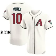 Adam Jones Men's Arizona Diamondbacks Cream Elite Home Jersey