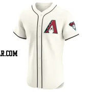 Adam Jones Men's Arizona Diamondbacks Cream Elite Home Jersey