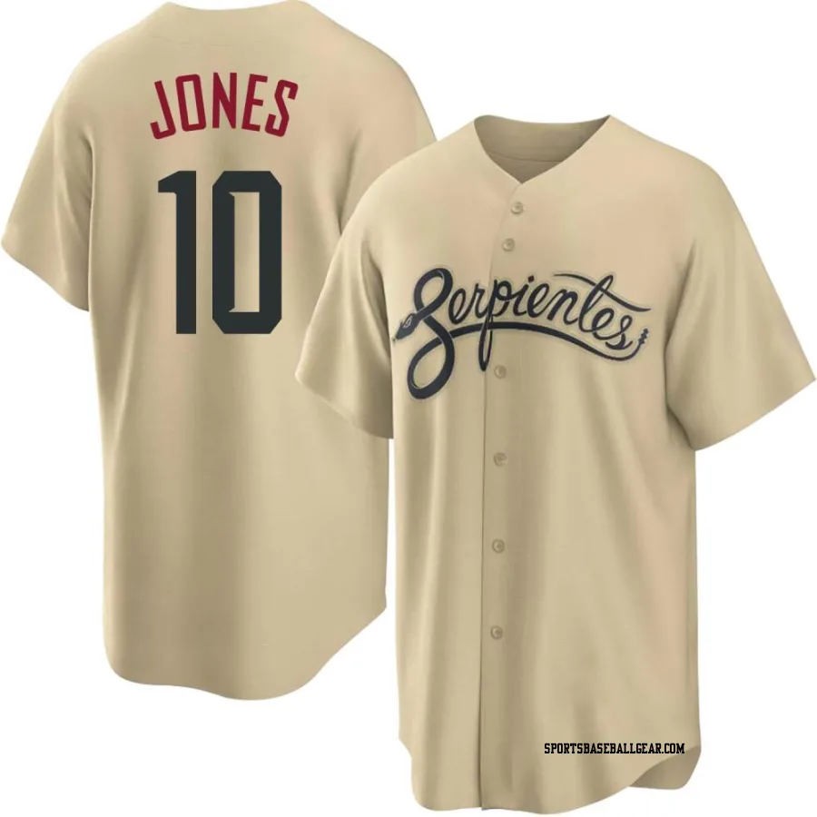 Adam Jones Men's Arizona Diamondbacks Gold Replica 2021 City Connect Cool Base Jersey