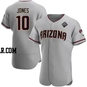 Adam Jones Men's Arizona Diamondbacks Gray Authentic Road 2023 World Series Jersey