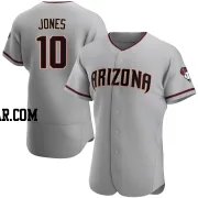 Adam Jones Men's Arizona Diamondbacks Gray Authentic Road Jersey