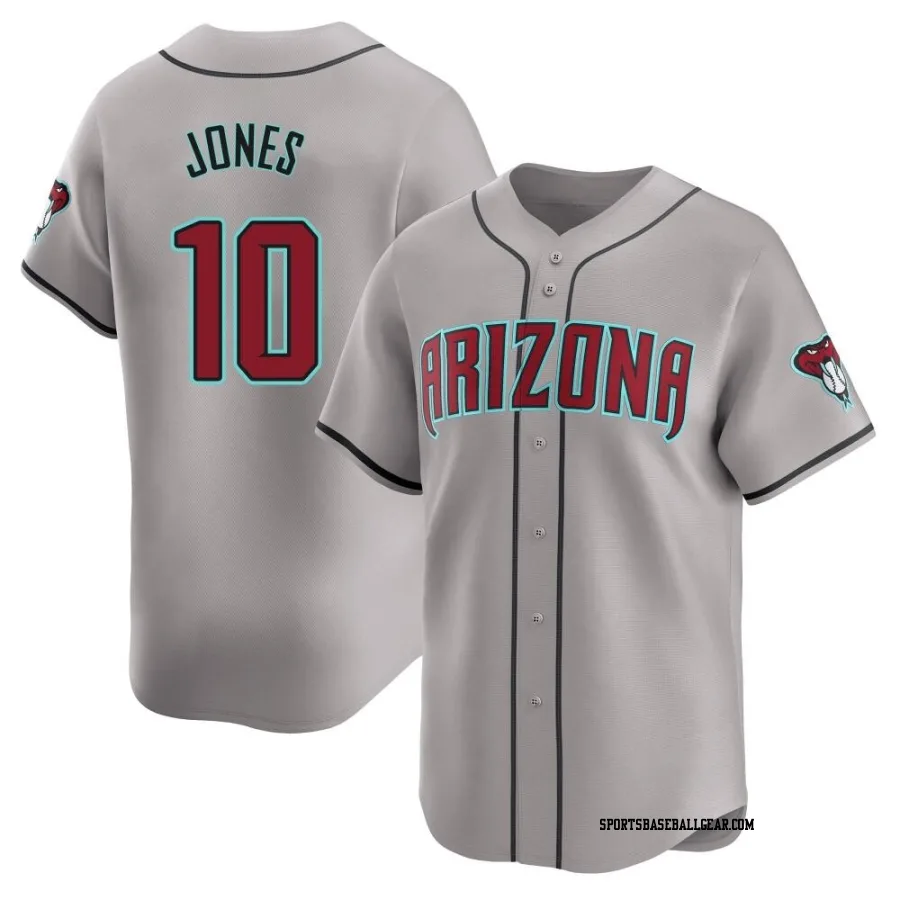 Adam Jones Men's Arizona Diamondbacks Gray Limited Away Jersey