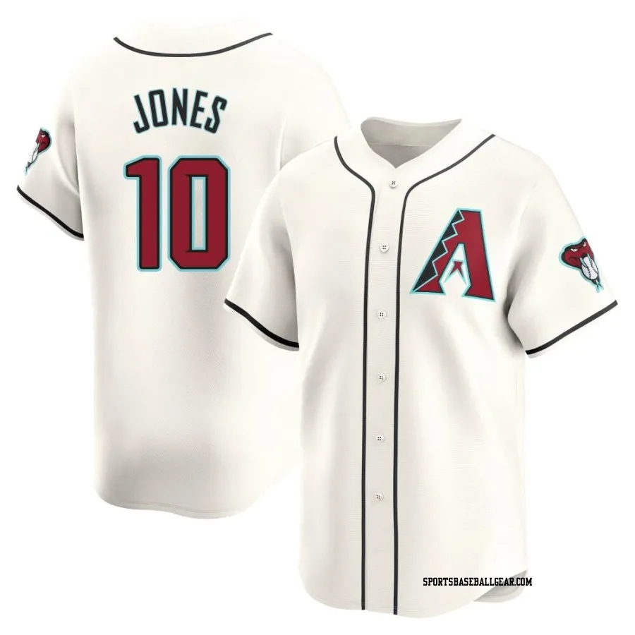 Adam Jones Men's Arizona Diamondbacks White Limited Home Jersey