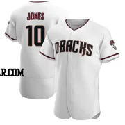 Adam Jones Men's Arizona Diamondbacks White/Crimson Authentic Home Jersey