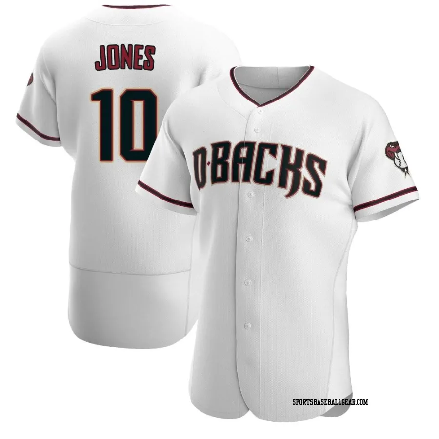 Adam Jones Men's Arizona Diamondbacks White/Crimson Authentic Home Jersey