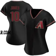 Adam Jones Women's Arizona Diamondbacks Black Authentic Alternate Jersey