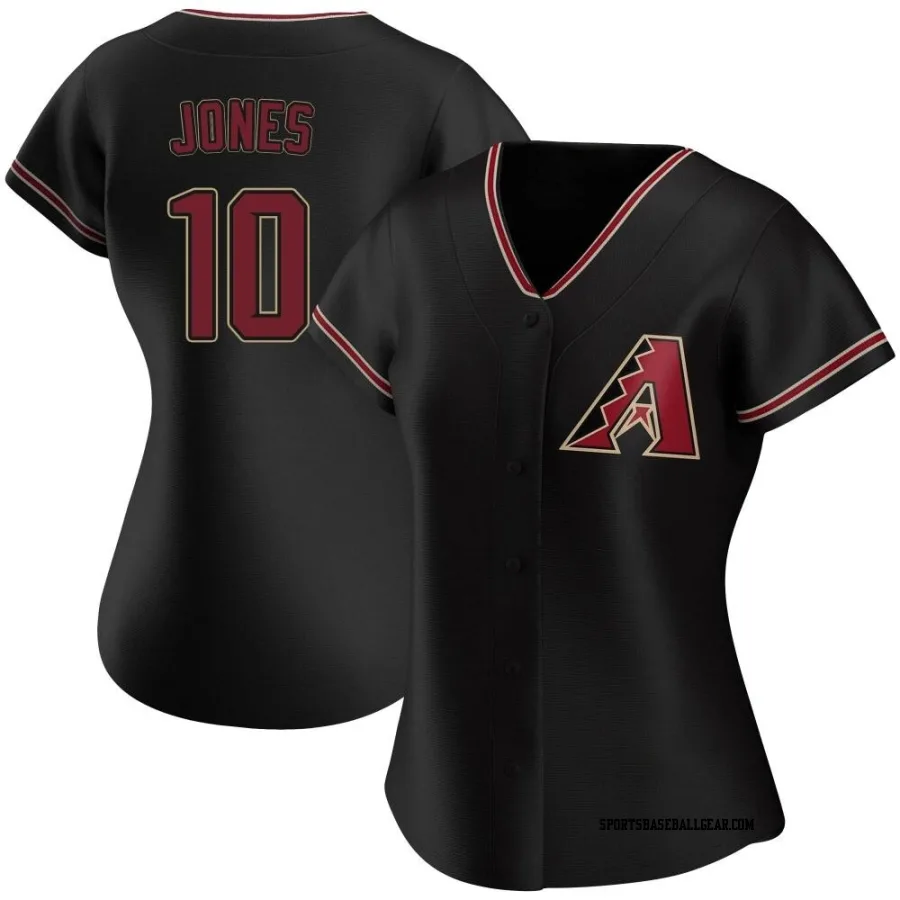 Adam Jones Women's Arizona Diamondbacks Black Authentic Alternate Jersey