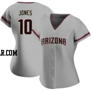 Adam Jones Women's Arizona Diamondbacks Gray Authentic Road Jersey