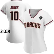 Adam Jones Women's Arizona Diamondbacks White Authentic Home 2023 World Series Jersey