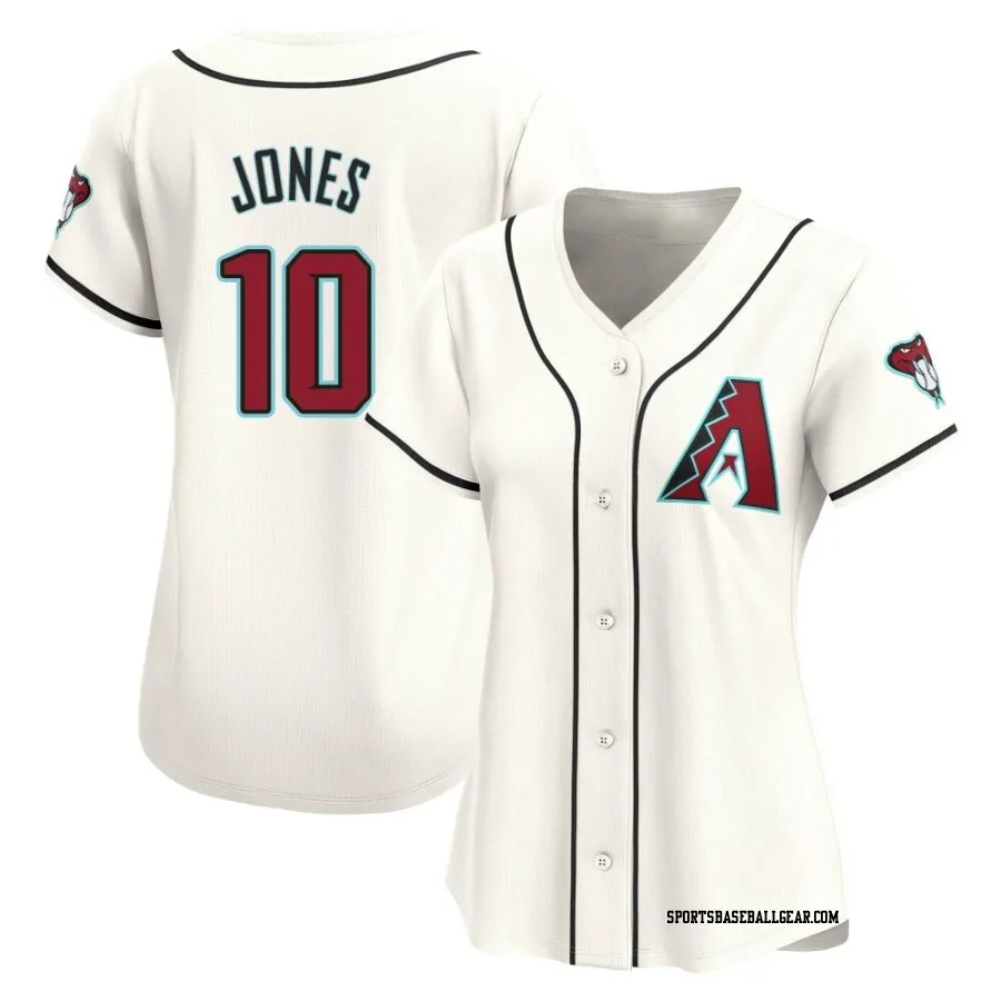 Adam Jones Women's Arizona Diamondbacks White Limited Home Jersey