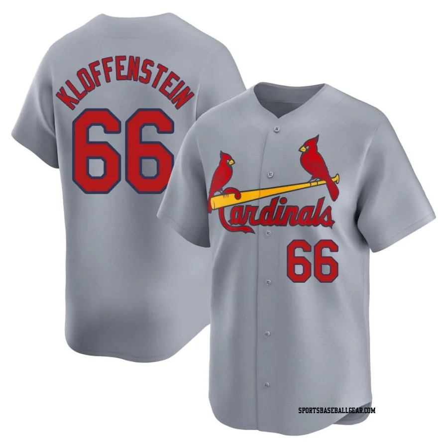 Adam Kloffenstein Men's St. Louis Cardinals Gray Limited Away Jersey