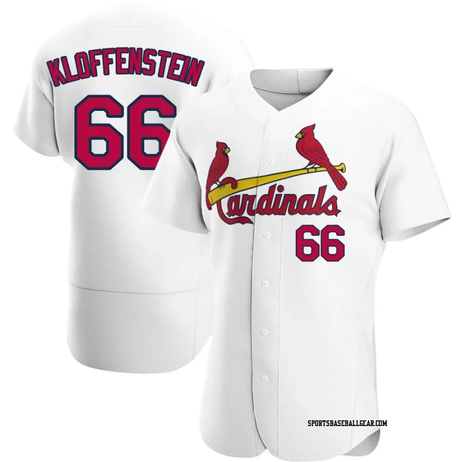 Adam Kloffenstein Men's St. Louis Cardinals White Authentic Home Jersey