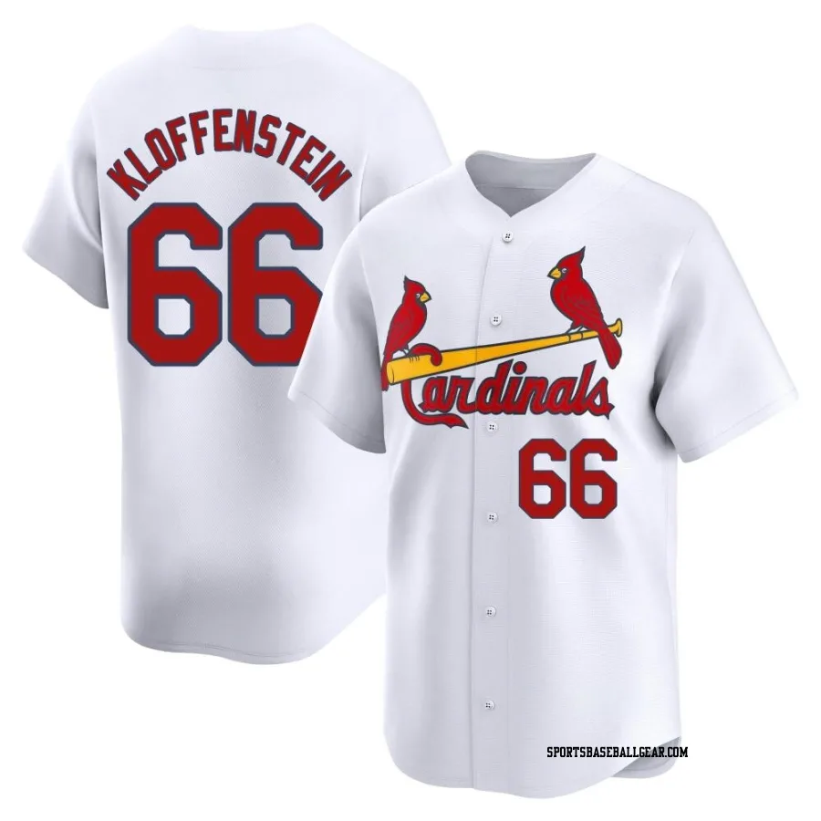 Adam Kloffenstein Men's St. Louis Cardinals White Limited Home Jersey