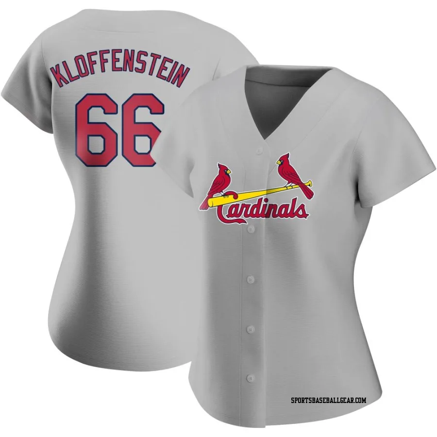 Adam Kloffenstein Women's St. Louis Cardinals Gray Authentic Road Jersey