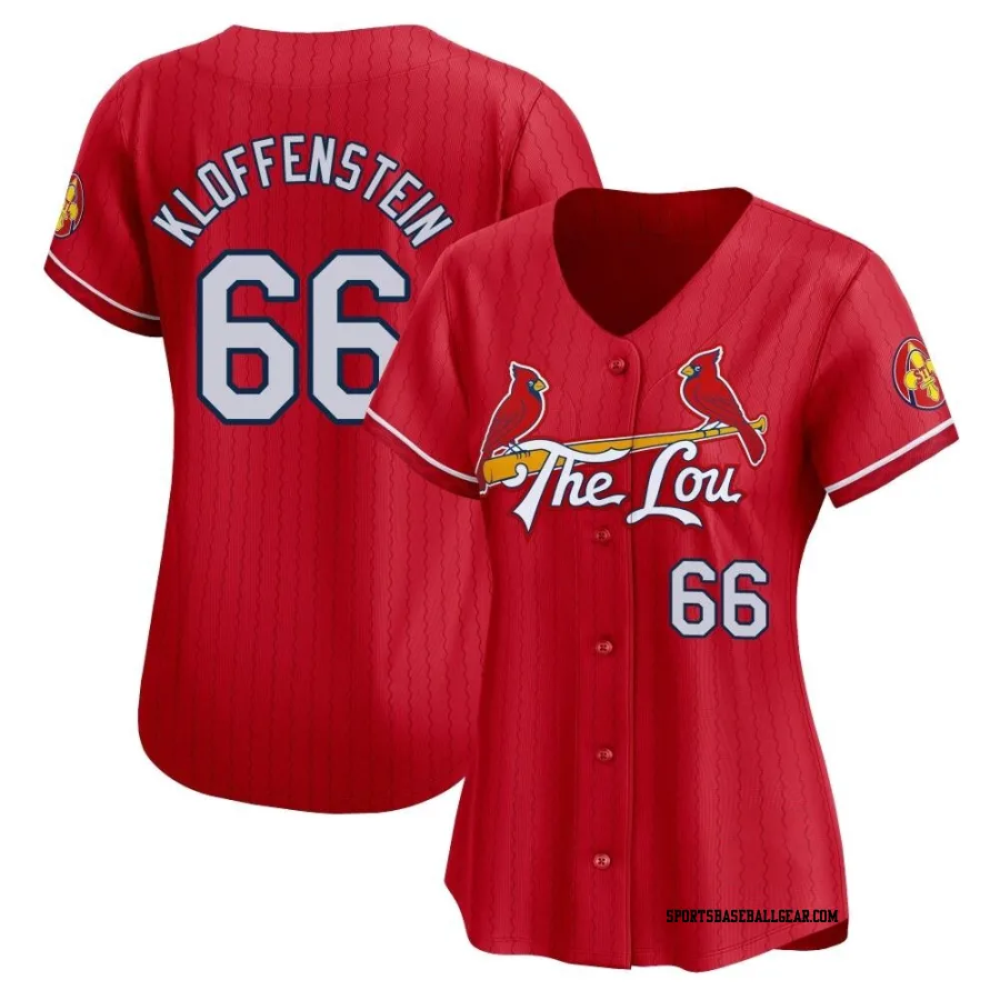 Adam Kloffenstein Women's St. Louis Cardinals Red Limited 2024 City Connect Jersey