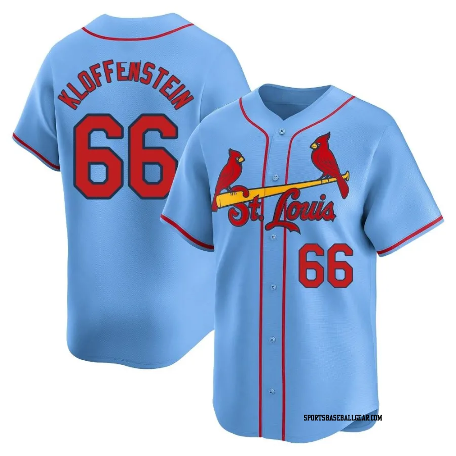 Adam Kloffenstein Youth St. Louis Cardinals Light Blue Limited Alternate Jersey